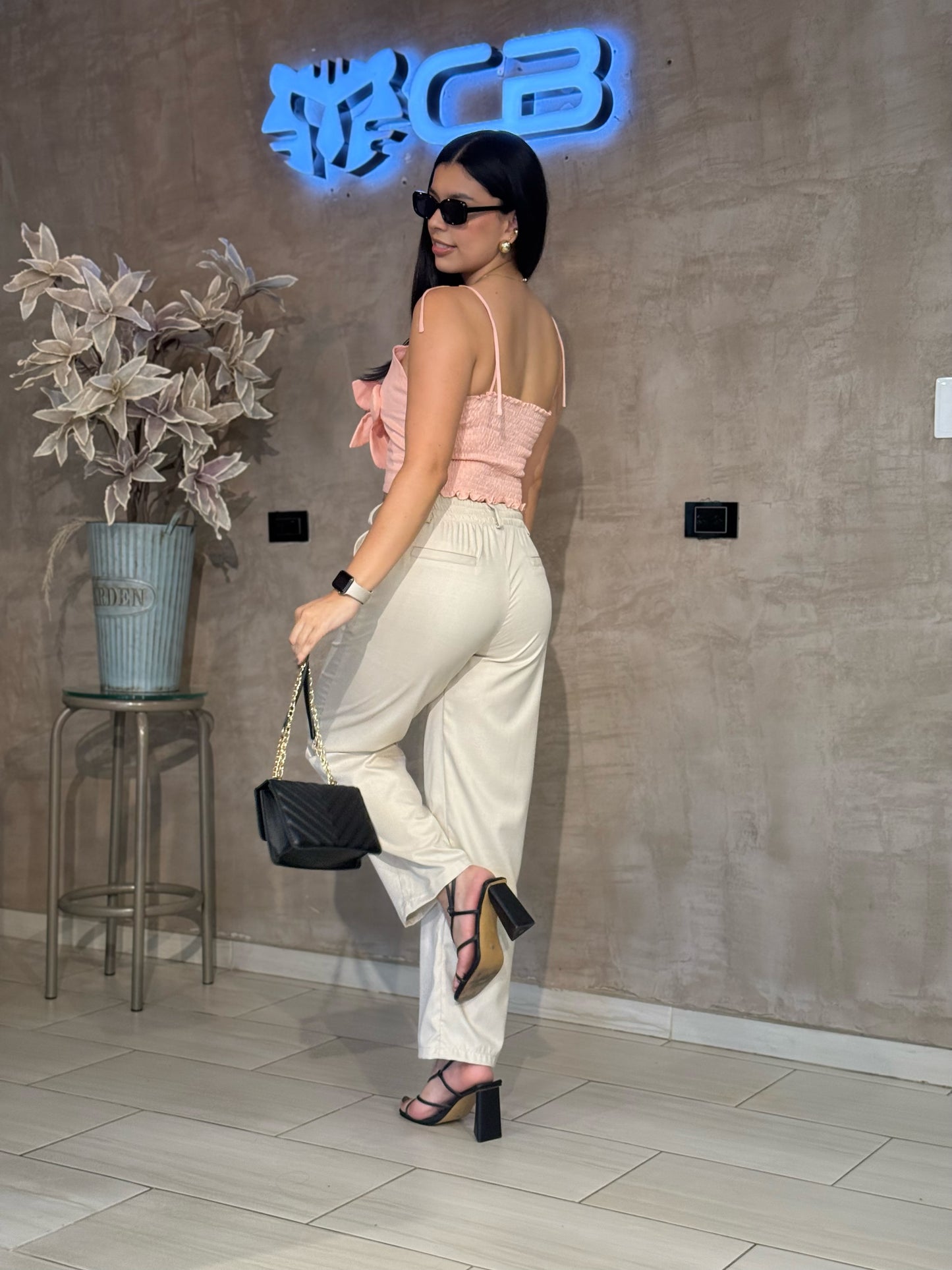 Pantalón Mikonos beige