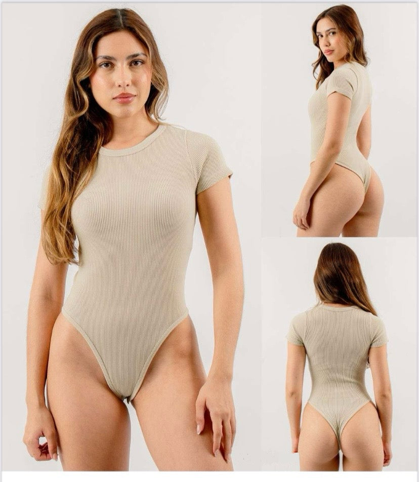 Body Miranda RIB licrado beige
