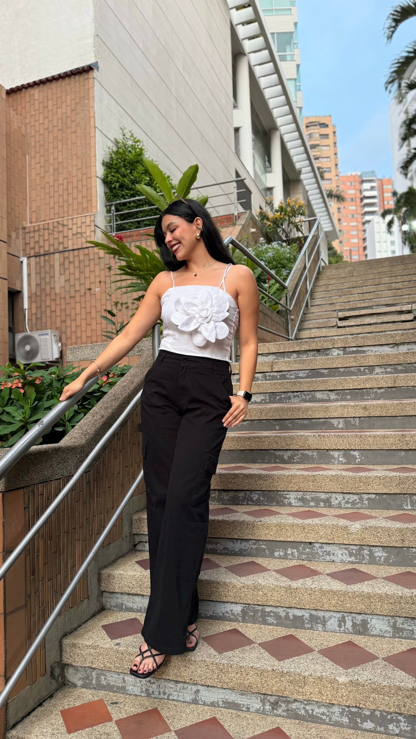 Blusa Lirio en lino