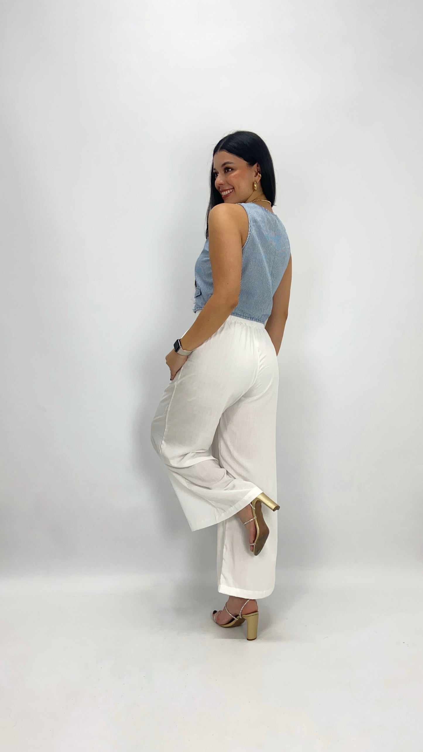Pantalón Boston Marfil