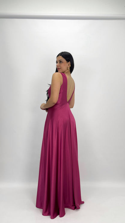 Vestido Celine Fucsia