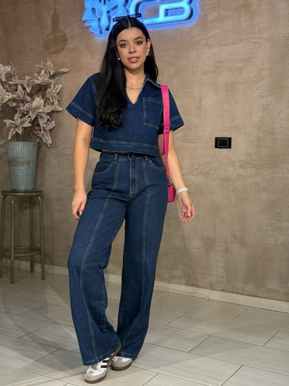 Pantalón Jean Palermo denim oscuro