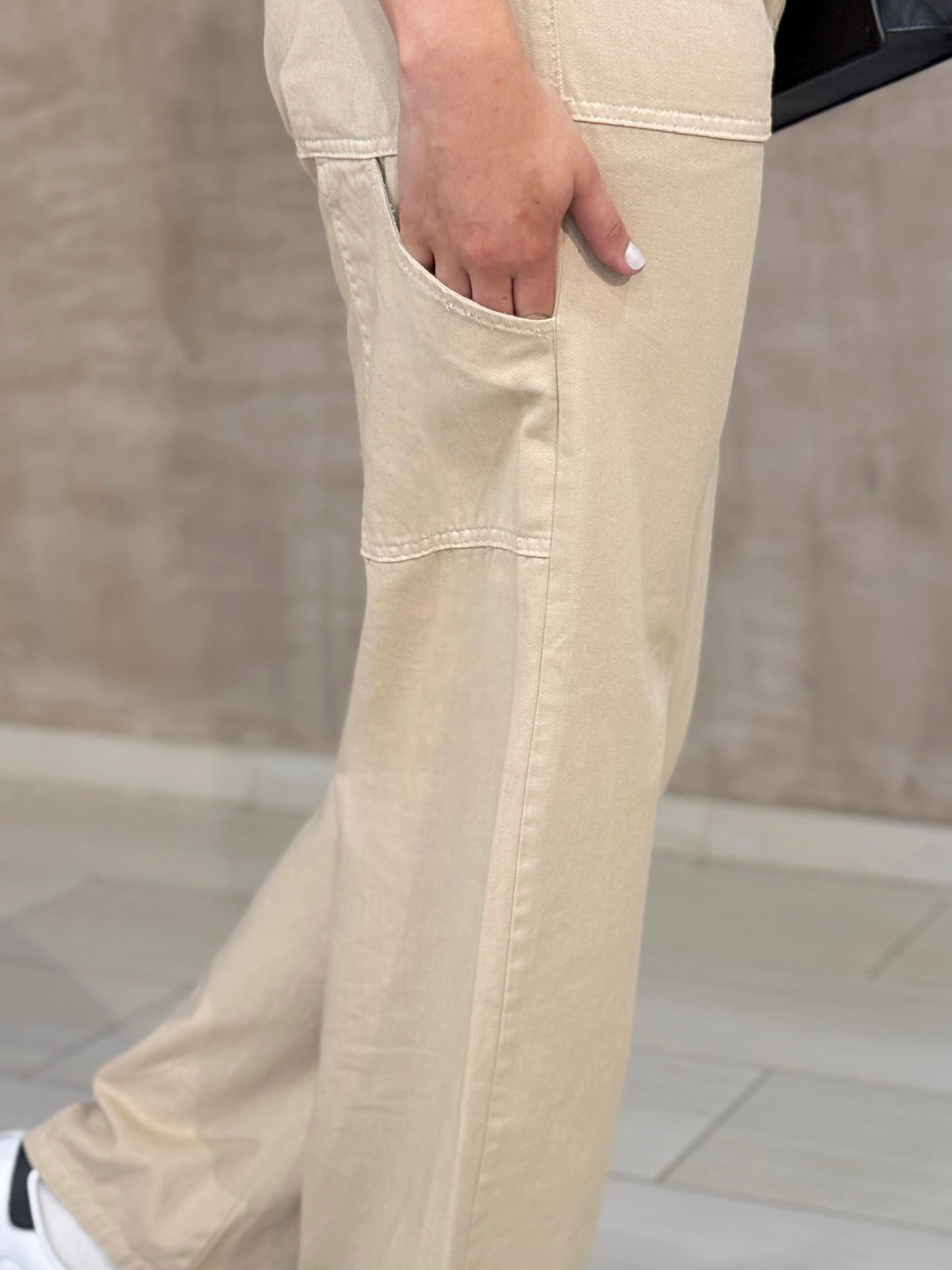 Pantalón Carpintero Lisboa beige
