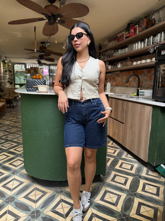 Bermuda Cosmo denim oscuro