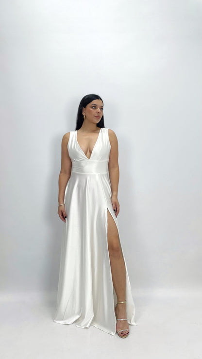 Vestido Celine blanco
