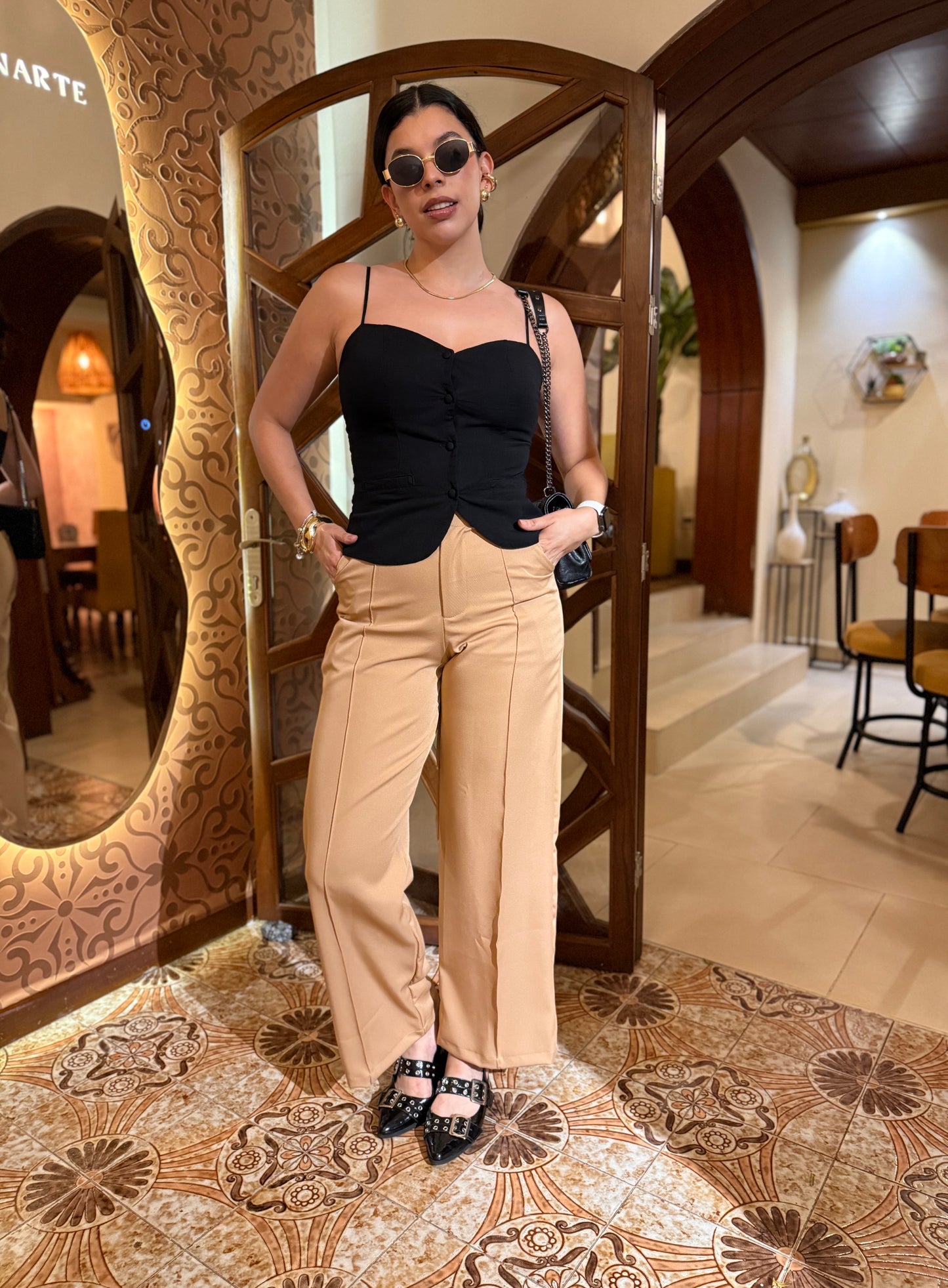 Pantalón Bloom camel