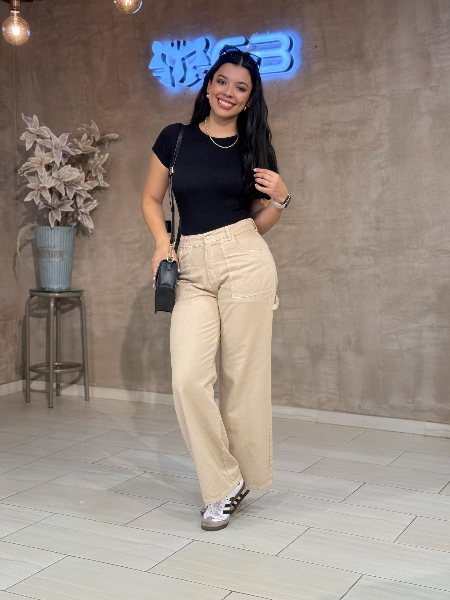 Pantalón Carpintero Lisboa beige