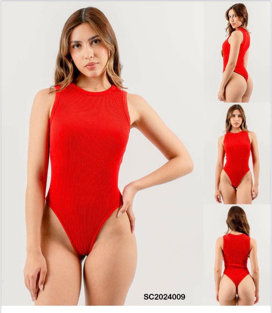 Body Ámbar RIB licrado rojo