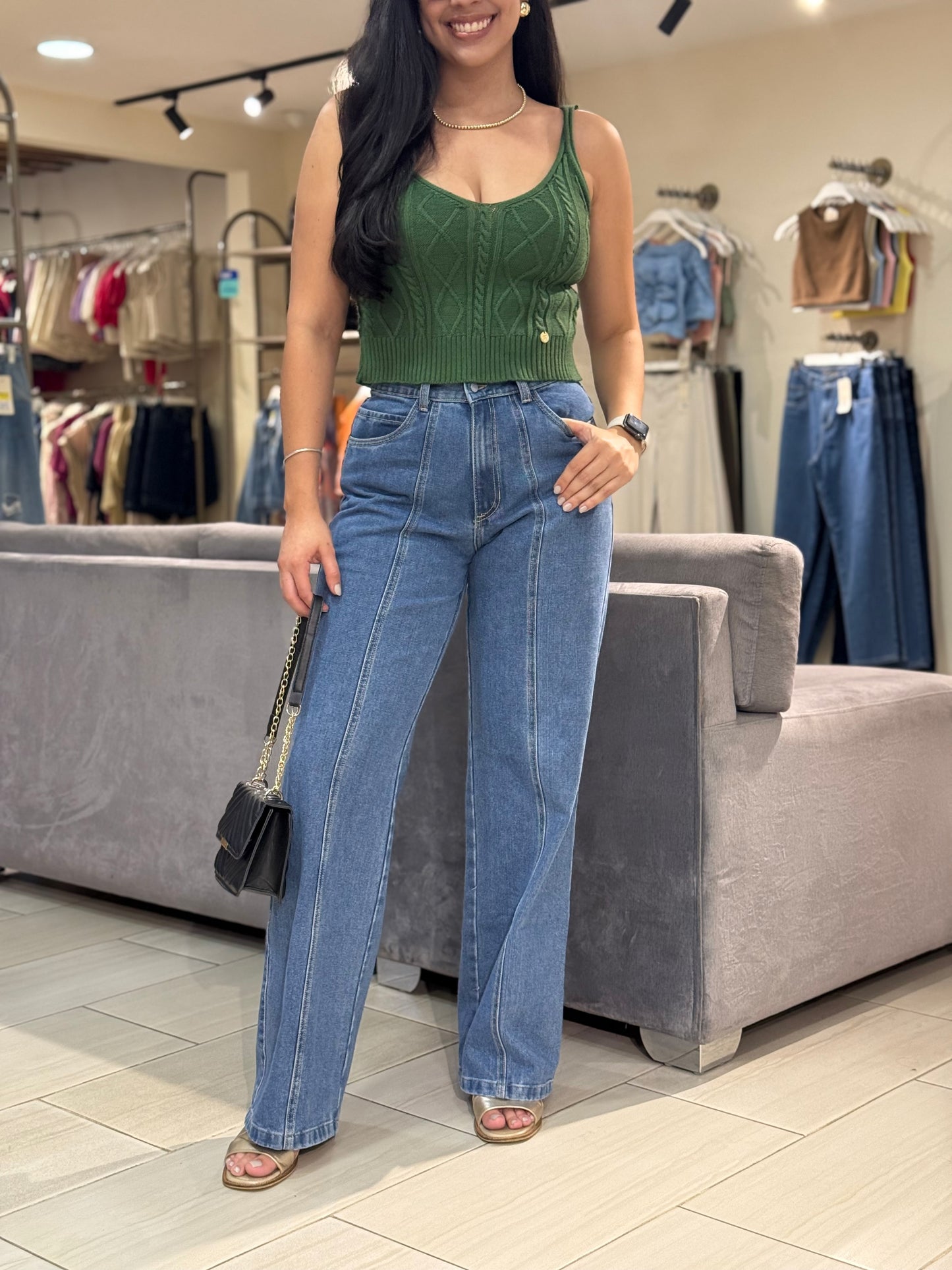 Pantalón Jean Palermo denim medio