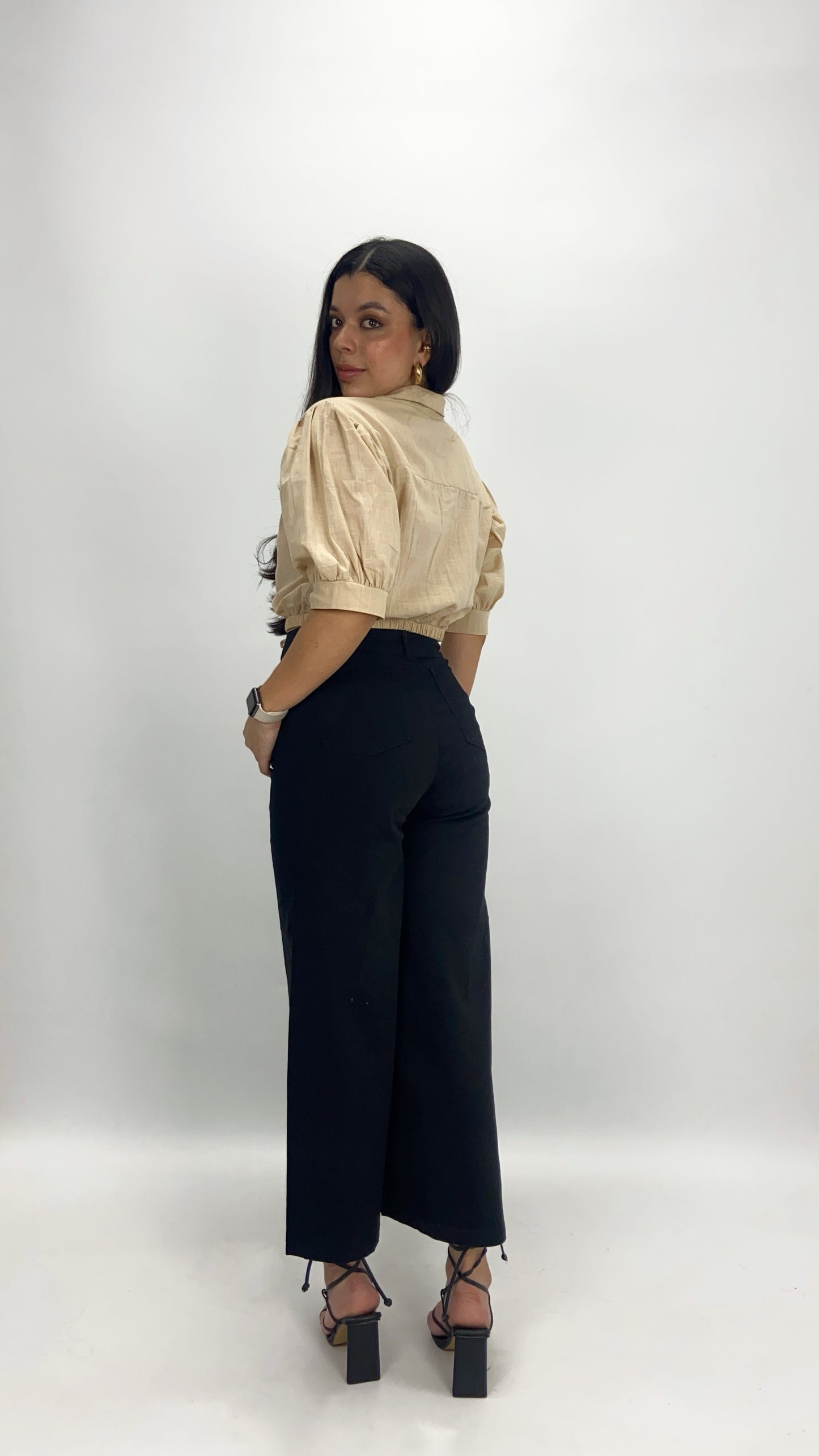 Camisera Laia caqui