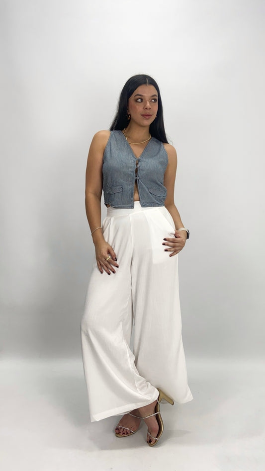 Pantalón Boston Marfil