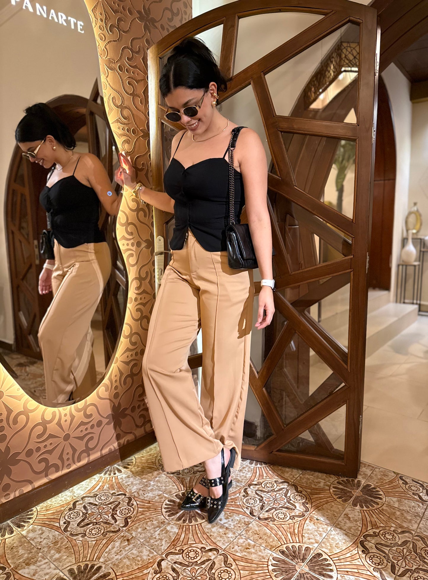 Pantalón Bloom camel