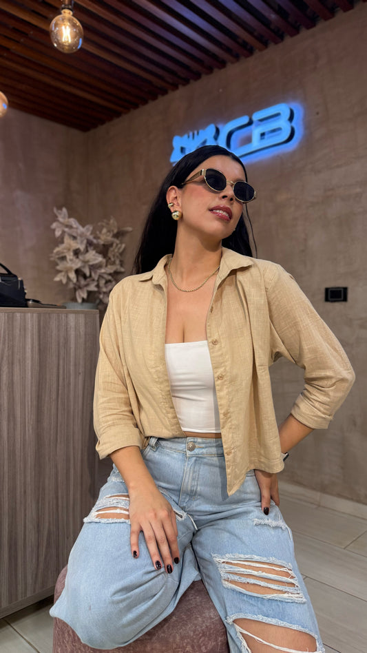 Camisera Alma caqui