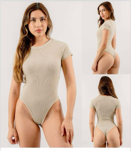 Body Miranda RIB licrado beige