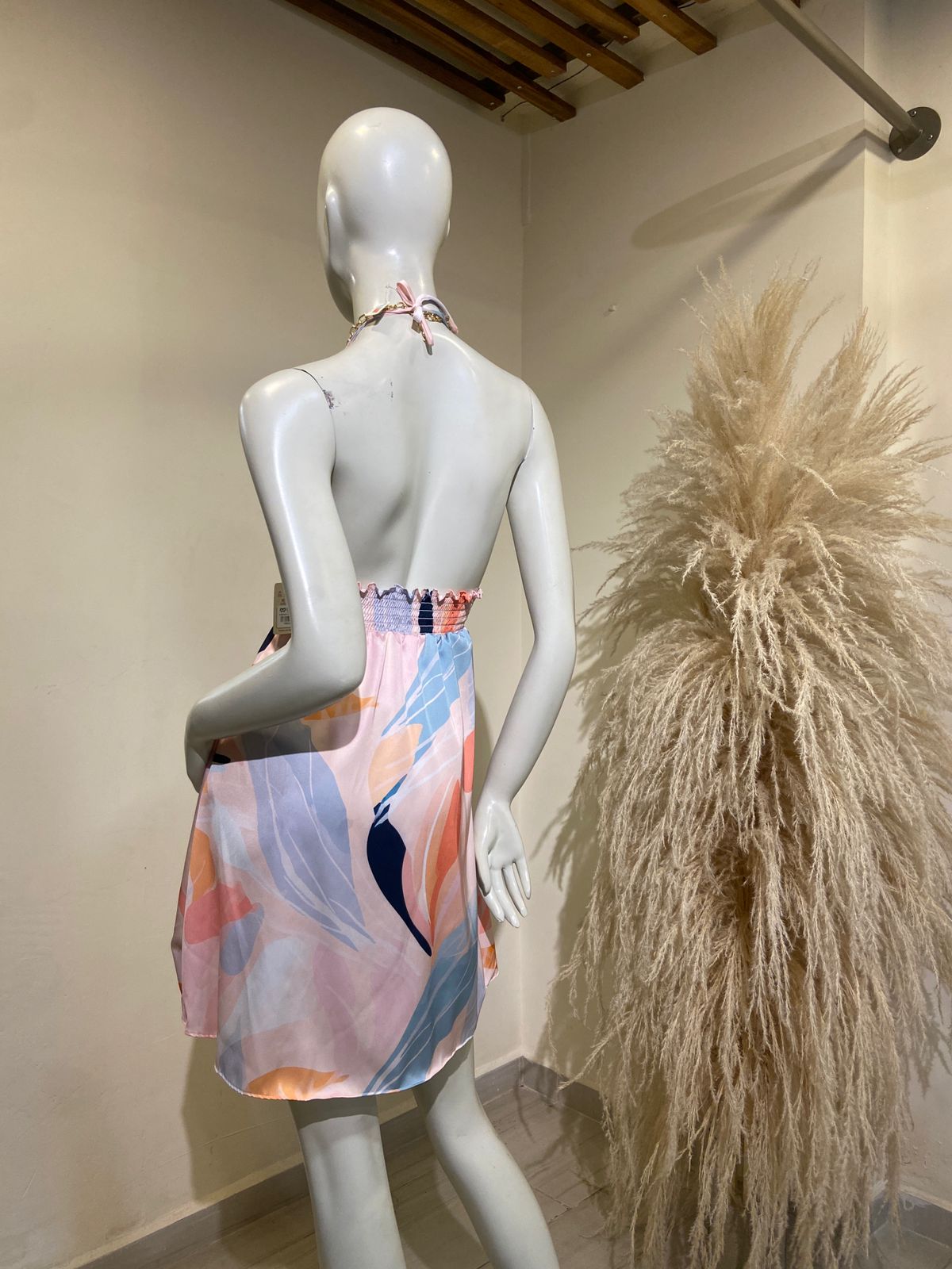 Vestido Venus print coral
