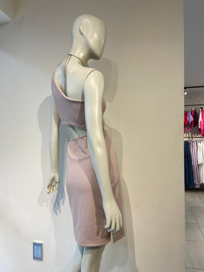 Vestido Aitana medio beso beige